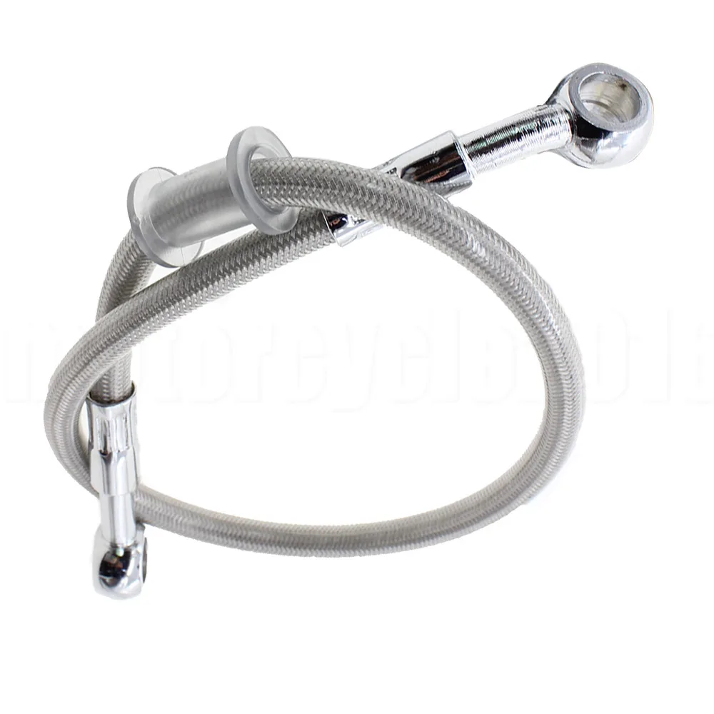 

95CM Universal Motorcycle Brake Hose Line Pipe Hydraulic Reinforced Fit ATV Dirt Pit Bike Motocross Motorbike Braided Line