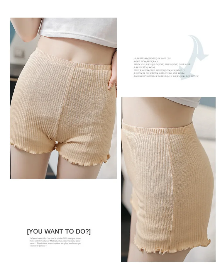 Jinsen Aite Новые Домашние удобные дышащие бамбуковые хлопковые безопасные Короткие штаны для женщин шорты для девушек трусики размера плюс M-3XL JS121