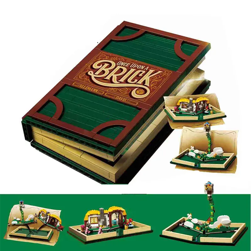 

Christmas Gifts Idea Series 1248 Pop-up Book Compatible With Legoing 21315 Set Building Blocks Bricks Educational Toys Model