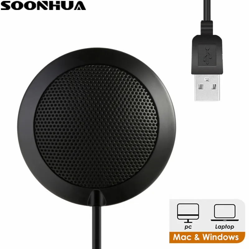SOONHUA Conference Studio микрофон Топ всенаправленный USB Mic Plug and Play кабель длиной 1,7 м для записи разговоров горячая распродажа