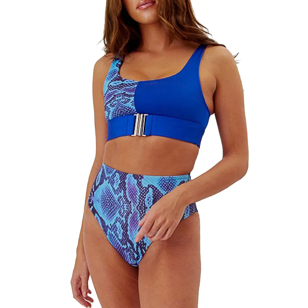 

Fashion Split Bikini Sexy Leopard Push-Up Pad Swimwear Bathing Swimsuit Beachwear Set Swimming Pool Stroje Kapielowe