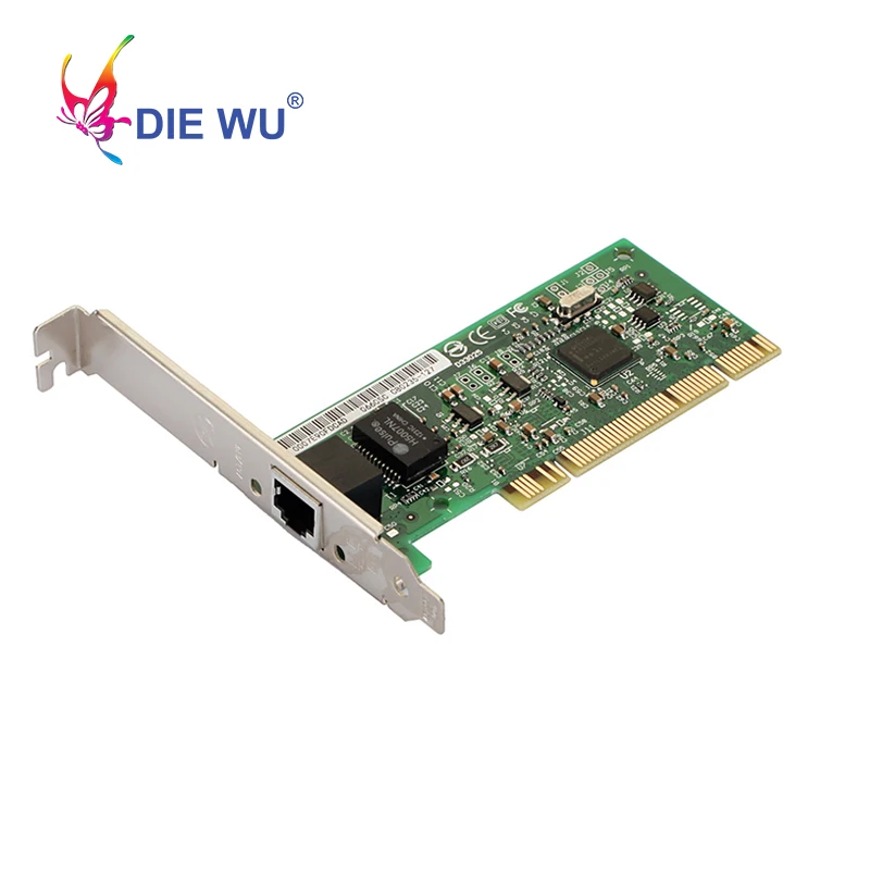 

DIEWU Intel 82541 PCI 1 Gigabit LAN card 10/100/100Mbps PC network interface card