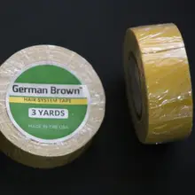 1 шт. коричневый материал для подкладки 3 ярда кружевная лента(поддержка 3/4 дюймов х 3 м двусторонняя клейкая лента для волос ленты