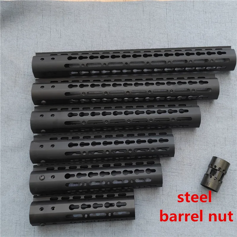 

6 sizes 7" 9''10" 12" 13.5''15" AR15 Free Float Keymod Handguard Picatinny Rail for Hunting Tactical Rifle Scope Mounts