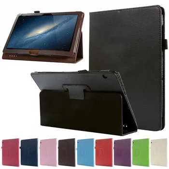 

Case For Huawei MediaPad T5 10 10.1'' AGS2-W09 AGS2-L09 AGS2-L03 Tablet Cover Litchi Pattern PU Leather Flip Stand Capa Shell