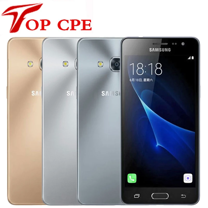 

Samsung Galaxy J3 Pro Original Unlocked Mobile Phone 5.0"2GB RAM 16GB ROM Quad Core Dual Sim 8MP Camera J3110 Android Cellphone