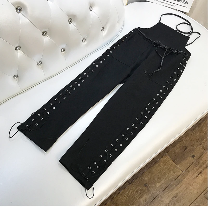 blue designer pants