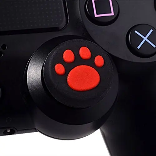 Cat Pad стиль 5 шт. Джой Стик захват большим пальцем Чехлы Для XBOXONE 360 PS4/3 изготовлен из силиконовой резины аналоговый контроллер Джойстик для пальца