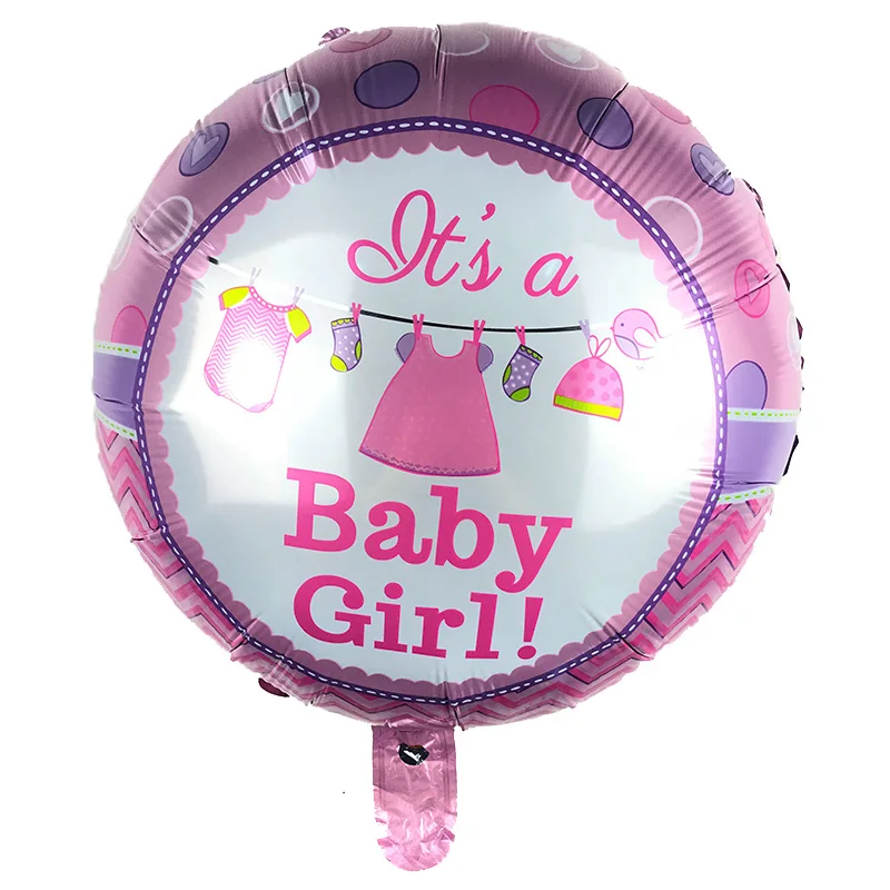 5PC 18inch baby boy baby girl balloon Helium balloons birthday party decorations kids baby shower globos