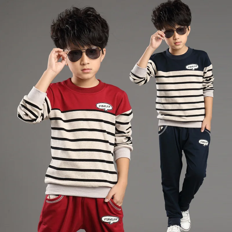 T shirt+pant sports Suit!2015 New children Two piece suit Boys/Girls