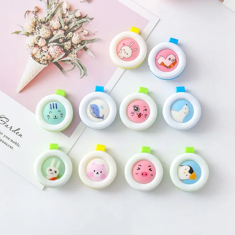 

Summer Outdoor Mosquito Repellent Button Baby Kids Buckle Anti-mosquito Child Repellent Reject Adults Protection Random delivery