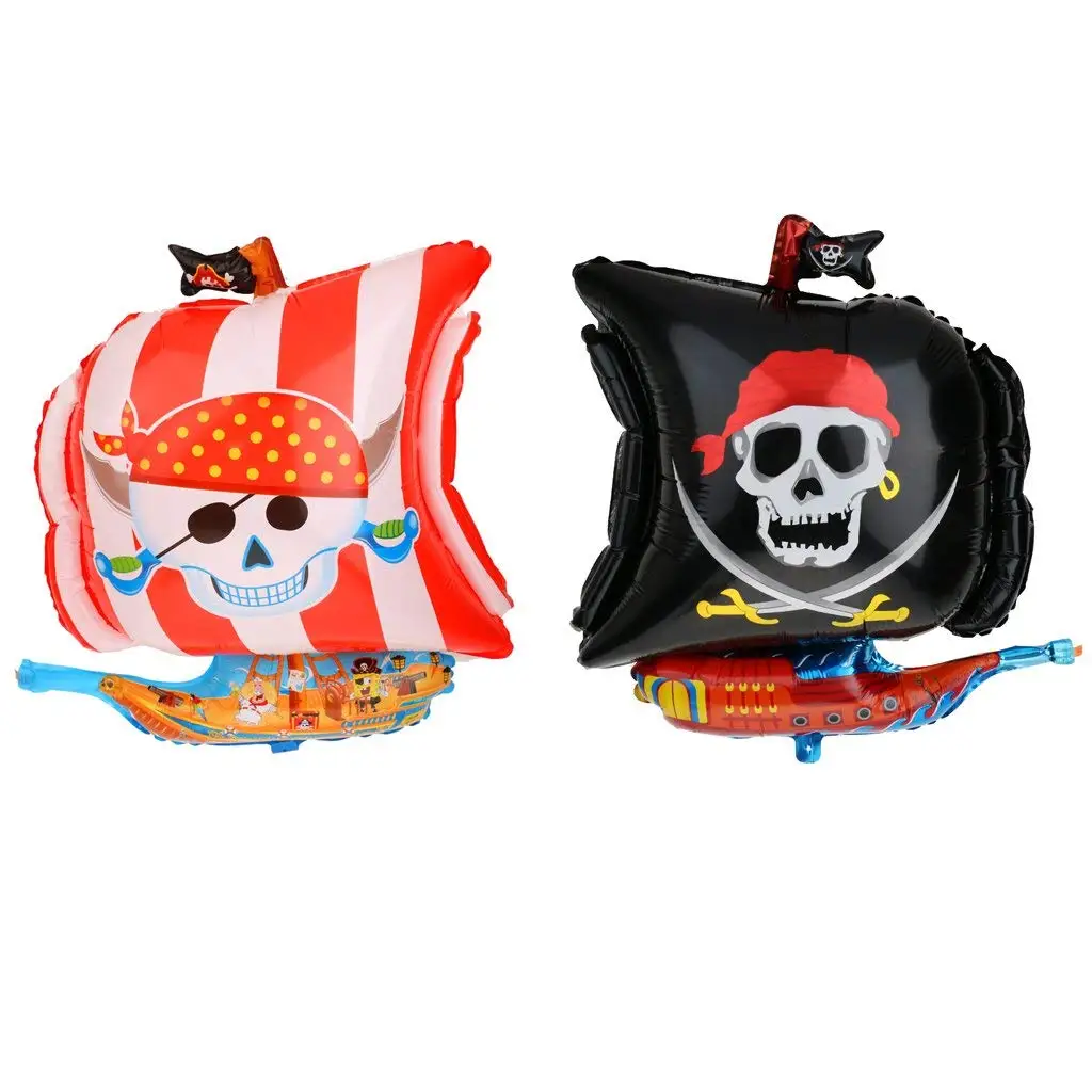 

FANLUS Foil Mylar Balloons Pirate Balloon Party Baby Shower Decor