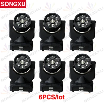 

SONGXU 6pcs/lot Newest 7x10W LED Hobbit Light Amazing Moving Head Light For Disco Nightclub DJ Bar Party/SX-MH0710A