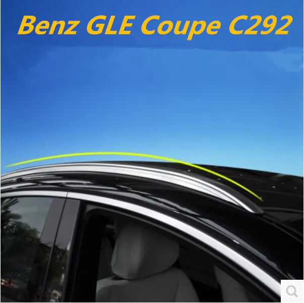سيارة الألومنيوم سقف رف الأمتعة الأمتعة شريط ل بنز GLE الرياضة كوبيه C292 GLE320 GLE400 GLE450 2015 2016 2017 2018
