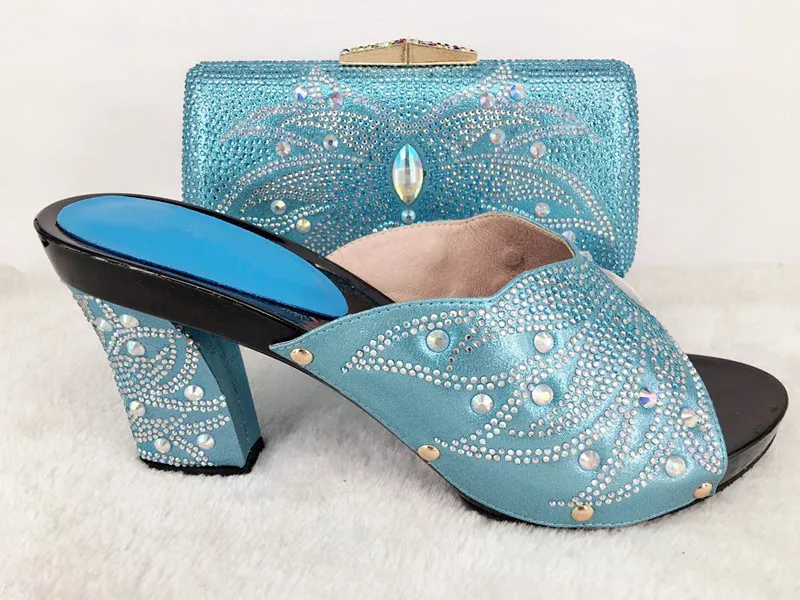 

Italian Shoes with Matching bags For party african Shoes And Bags to match set high quality ladies matching shoe and bag lu1-44