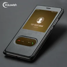 Кожаный флип-чехол для телефона Huawei Honor 9 Lite Honor9 Premium STF-L09 9lite чехол с окошком для Huawei Honor 10 Honor10