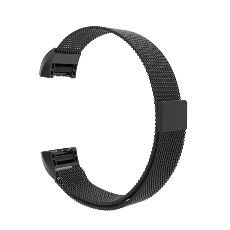 Миланский магнитный ремешок для Fitbit Charge 3 для Charge 2 фитнес-браслет из нержавеющей стали спортивные часы сменный металлический браслет