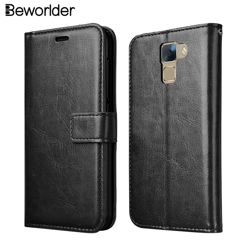 

For Huawei Honor 7 Case Crazy Horse PU Leather Case Photo frame Card Holder Retro Wallet Phone Cover For Huawei Honor 7 Cases