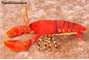

about 30cm lovely red lobster plush toy soft doll baby toy birthday gift s0117