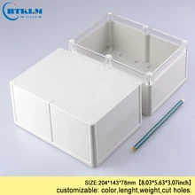 Водонепроницаемый из серии "сделай сам", электрическая коробка diy Водонепроницаемый распределительная коробка abs РАСПРЕДЕЛИТЕЛЬНАЯ КОРОБКА IP68 на открытом воздухе пластиковый корпус 204*143*78 мм