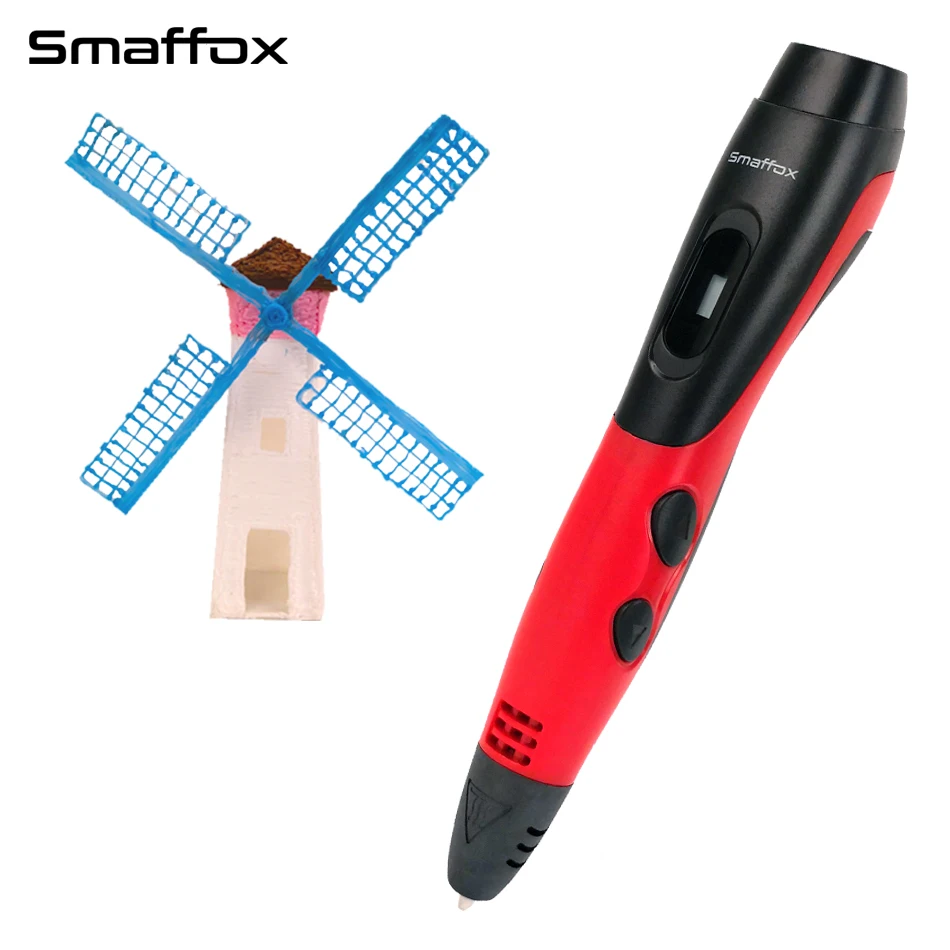 SMAFFOX 3D Ручка SMA 04 200 м ABS нити печать ручки с oled дисплей Четыре цвета малыш рисунок
