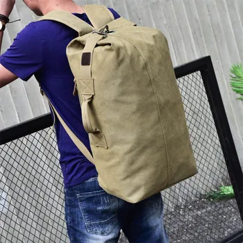 

2018 New Arrival Hot Sale String Solid Soft Canvas No Versatile Travel Duffle Travel Bag Travel Duffle For Men