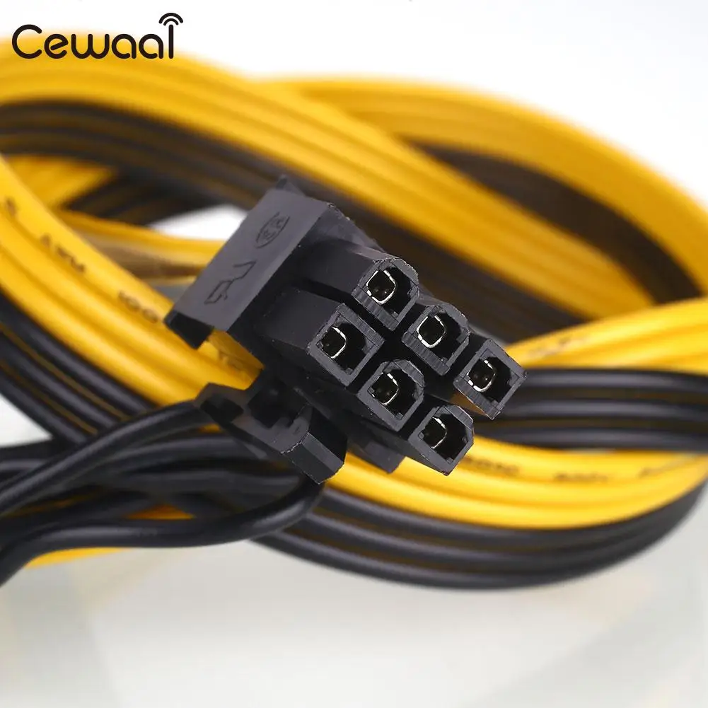 Power Cord Extension Cord Power Extension Cable 6Pin To 6+2 Pin Mining Machine PSU PCI-E