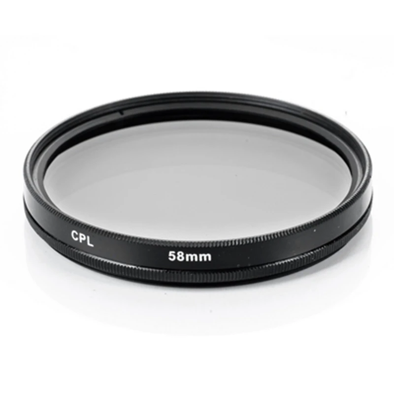 Meking 58mm CPL circular Polarizing camera Lens Filter for Canon Nikon
