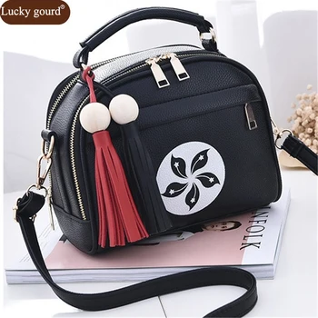 

2019 Fashion Handbag European and American Style Hnadbag High Quality PU leather for female New Shoulder Bag Messenger Bag D524