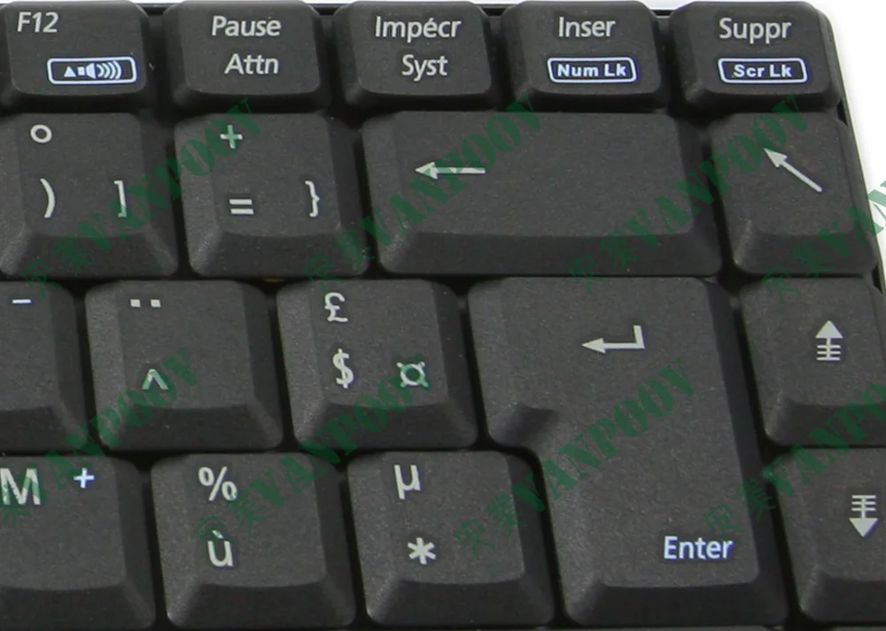 Новое и оригинальное Клавиатура для ноутбука ASUS Z94 A9 A9T X50 X51 X58 X59 серии черный французской версии-V011162CK1 FR