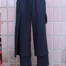 29-42 Горячая Весна Мужская Новая мода свободный хлопок и лен досуг девять минут брюки личности Ложные два Гарун брюки