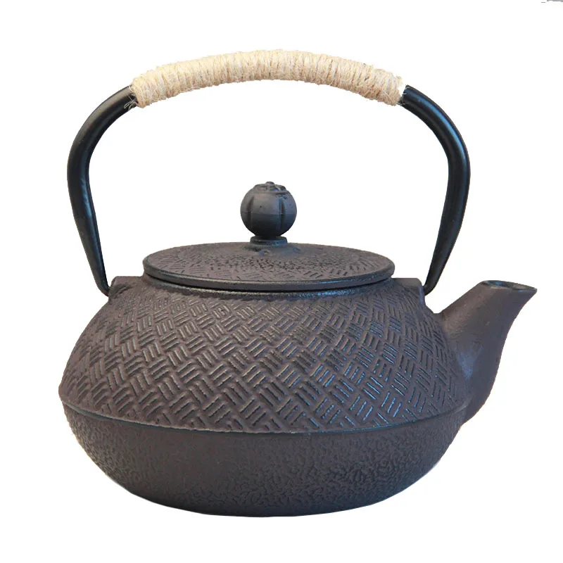 

Cast Iron Tea Pot Set 4 Color Japanese Teapot Tetsubin Kettle Drinkware KungFu Tools Stainless Steel Strainer TeaKettle 800ml