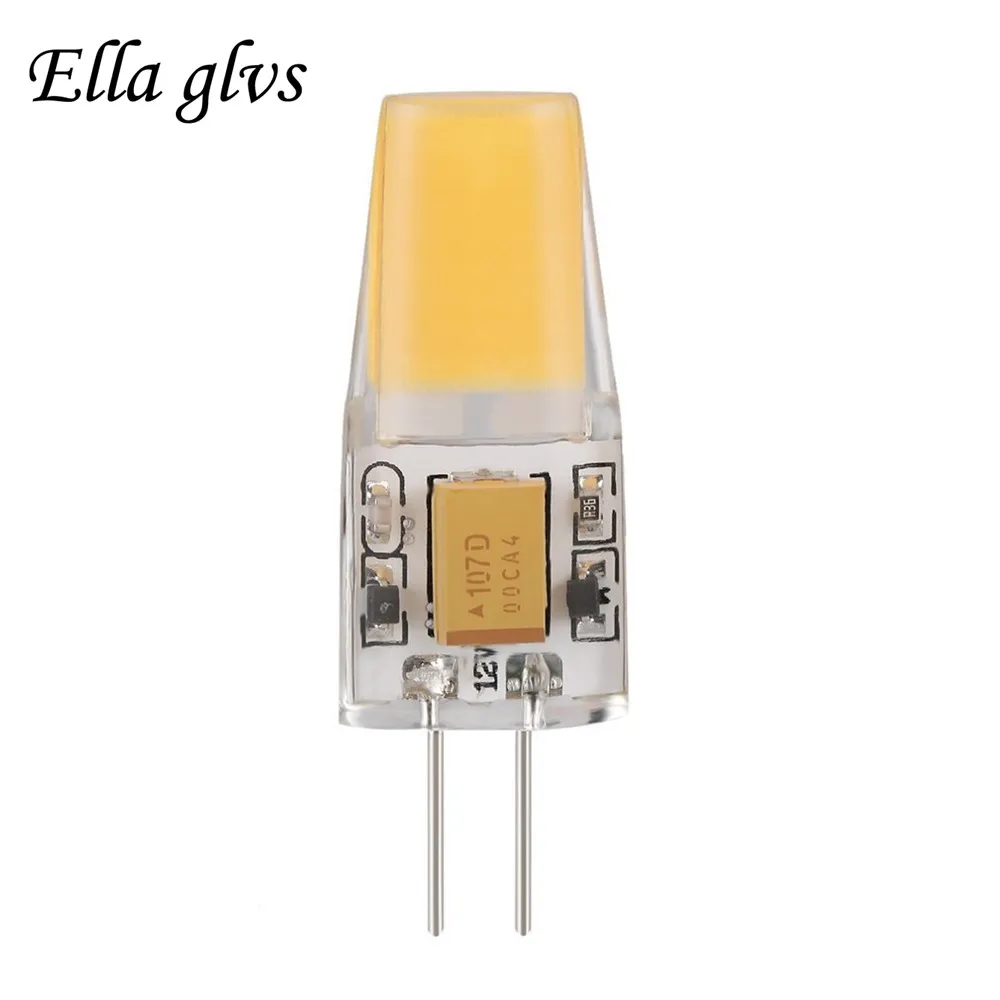 Светодиодная лампа G4 1505Led cob 2 Вт светодиодный 12 В AC/DC двухконтактная 2700K теплый