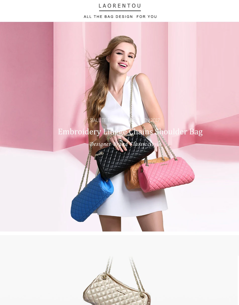 LAORENTOU дизайнерская брендовая кожаная женская сумка через плечо модная женская сумка на цепочке сумка через плечо для женщин вечерние сумки