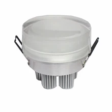 10 шт. круглый 5x1 Вт 6x1 Вт кристалл потолочный светильник Декор лампы теплый белый /белый/красный/зеленый/синий/желтый AC 85-265 В