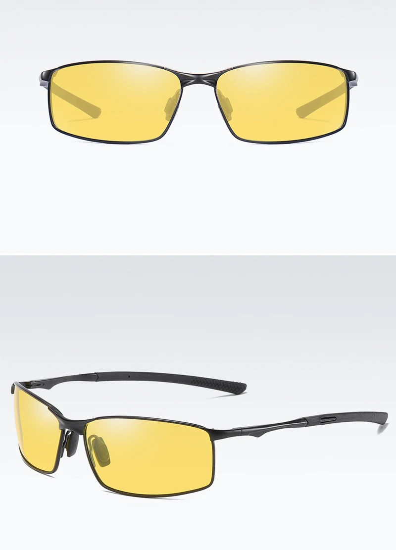 Rectangular Sunglasses Polarized Men detail (7)