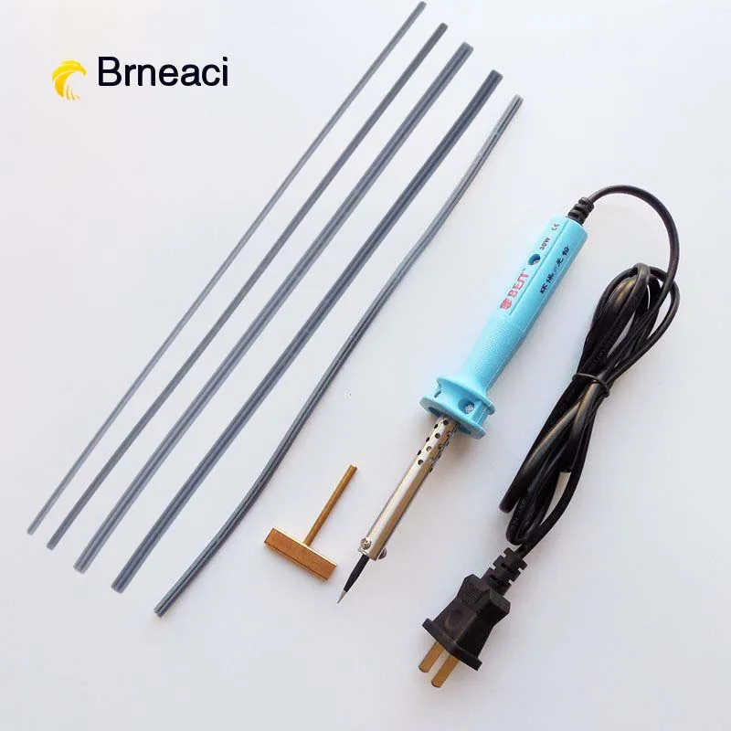 

Brneaci Electric Iron T Tip Hot Head With 5pcs 24cm Welding Copper Hot Strip Bright Line LCD Screen Wire Bonding Tool