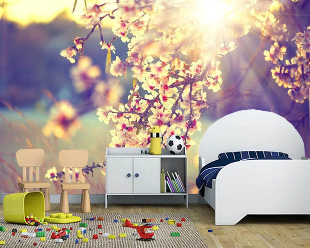 

Beautiful flower tree nature 3d wallpaper,living room TV sofa wall kids'room wall papers home decor restaurant cafe bar mural