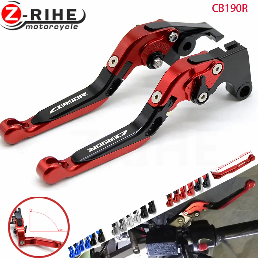 

For HONDA CB190R Extendable Folding Motorcycle Accessories Adjustable Brake Clutch Levers CB190X CB 190R CB190X 2015 2016 2018