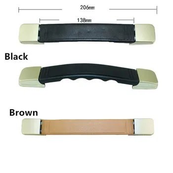 

1PC Box Handle Knobs,Suitcase Fittings Luggage Plastic Handle,Black and Bronze Bag Handles,206mm