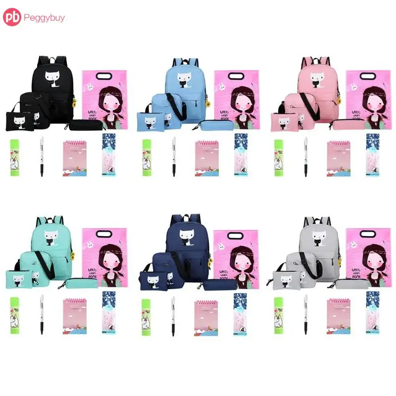 10 قطعة/المجموعة لطيف المدرسة الظهر القطط البالونات طباعة المرأة الفتيات Mochila بولسا السفر Preppy المدرسة أكياس للمراهقات 10 قطعة/المجموعة لطيف المدرسة الظهر القطط البالونات طباعة المرأة الفتيات Mochila بولسا السفر Preppy المدرسة أكياس للمراهقات