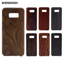 ФОТО showkoo luxury case for samsung s8 coque kevlar fiber reinforced wood ultra-thin back cover phone housing for s8 plus fundas