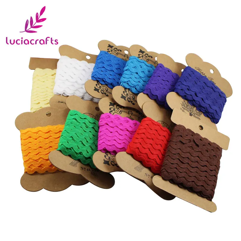 

9Yards 8mm Grosgrain Ribbon for Hair Bow Christmas Wedding Party Decor Craft (with card) Packaging cardboard is random W0603