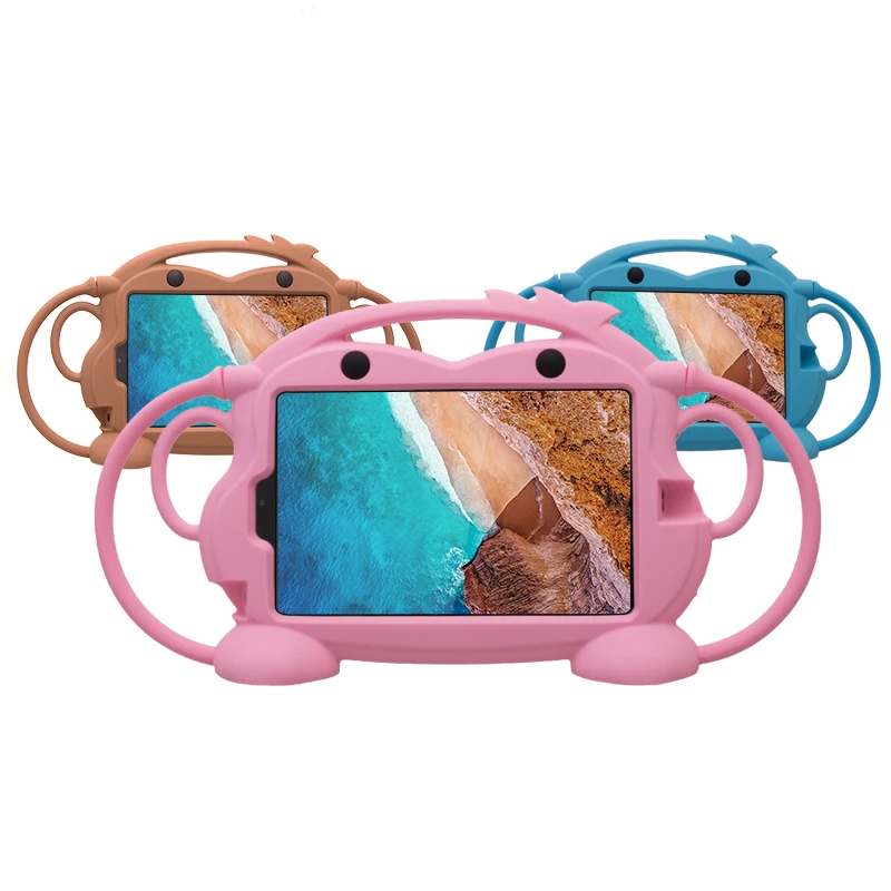 

Cute Kid Cartoon Case For Xiaomi Mi Pad 4 8'' Shockproof Odourless Waterproof Case for Xiaomi MiPad4 8inch Carry Case with Strap