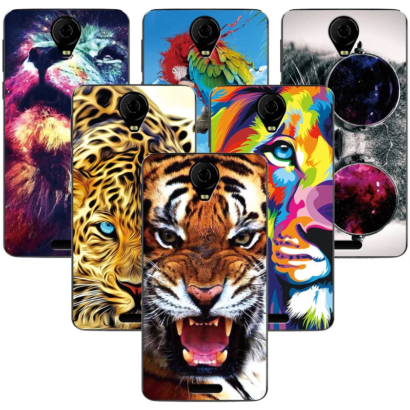 

For BQ BQ-6050 Jumbo Case 6" Mobile Phone Back Cover Bag Fearsome Animal Case For BQ 6050 BQ6050 Jumbo Cover Case Fundas Capa