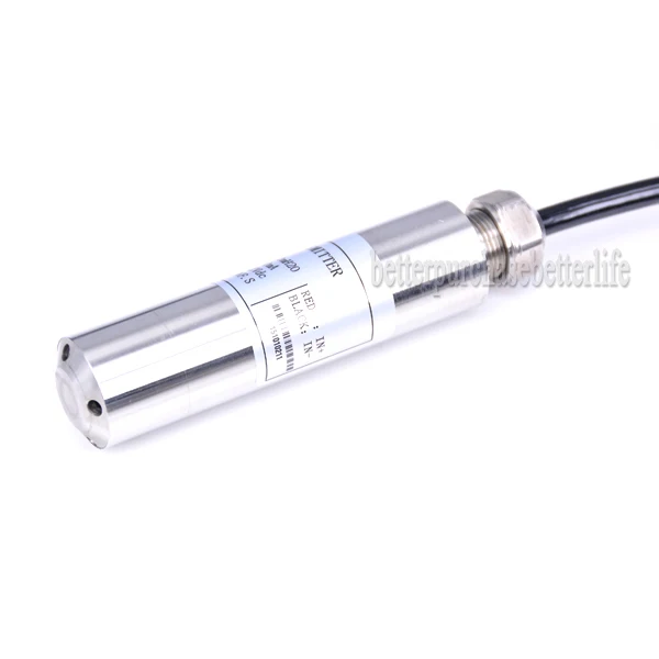 

Free Shipping Throw-in Type 0-10mH2O 11m Cable Level Transmitter,Level Transducer,Level Sensor