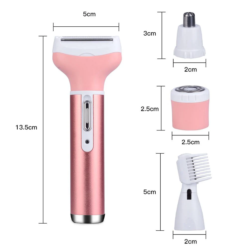 

4 in 1 Epilator Female Eyebrow Trimmer Epilator Shaver For Hair Removal Epilator Face depilador Female Bikini Depilatory