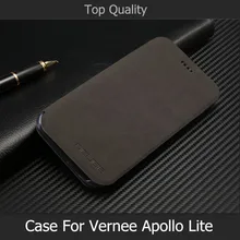 Luxury Pu Leather Cover for vernee apollo lite Case With Stand Holder Phone Bag Flip Cover