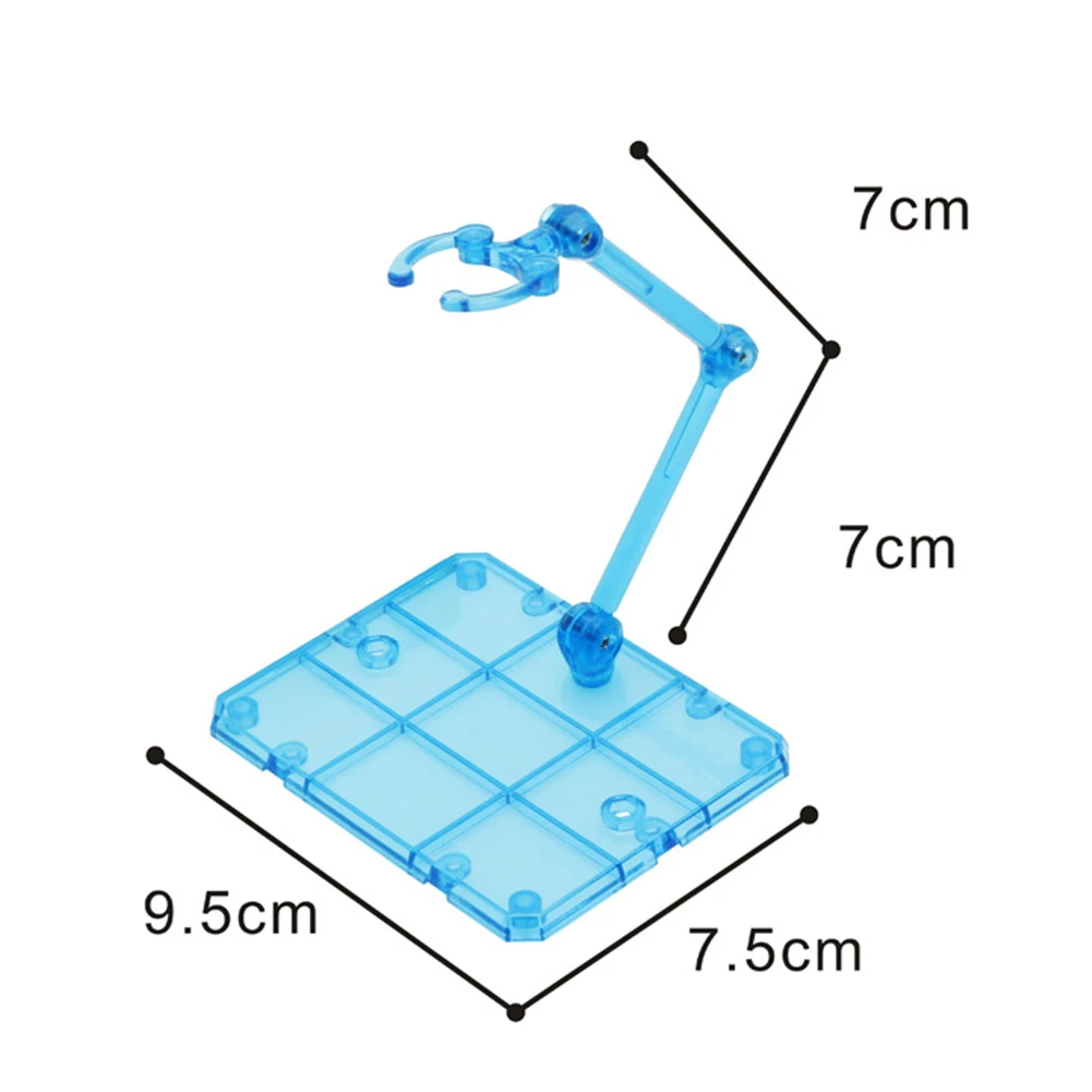 Clear Action Figure Holder Display Stand Base for HG RG SD SHF Gundam Model Toy improve Intelligence Kids