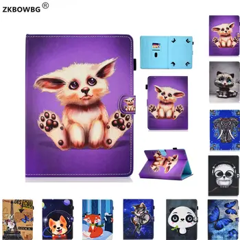 

Sleeve Universal Case for 10.1 Inch Tablet Prestigio MultiPad Wize 3131 3G PMT3131_3G_D Stand PU Leather Tablet Cartoon Cover